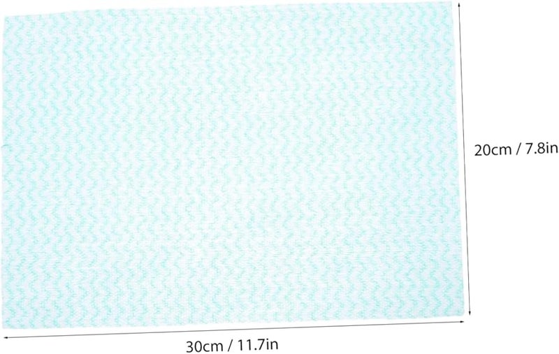 Luxshiny 2 لفات مناديل مطبخ قابلة للتخلص منها مخططة قابلة للغسل وسهلة التمزيق لمسح الأسطح - Image 2